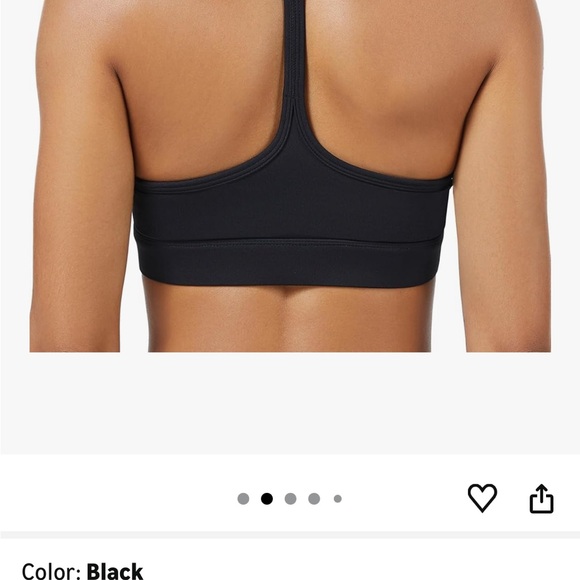 NWT Ruffle Strap Razorback Sports bra. Lite padding.  M - Picture 2 of 10